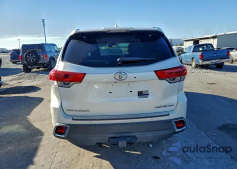 2018 Toyota Highlander Limited from USA, damaged, VIN 5TDDZRFH3JS488786